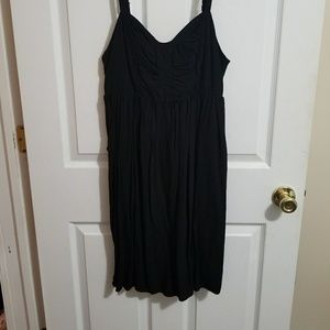 Black Torrid mini dress with pockets